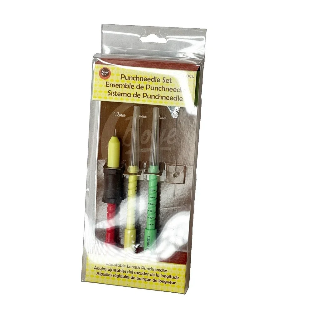 Boyle Punch Needle Set 5 Piece  Adjustable Length  New